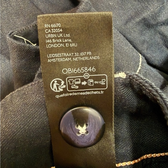 Anthropologie x Maeve The Colette Contrast-Stitch Linen Crop Wide-Leg Pants - Picture 7 of 9